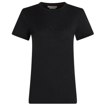 Дамска функционална блуза Icebreaker Women M 150 Tech Lite SS Tee IBStitchlin черен Black