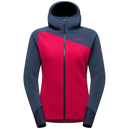 Дамско поларено яке La Sportiva Bristen Thermal Hoody W розов/сив Azalea/Night Sky