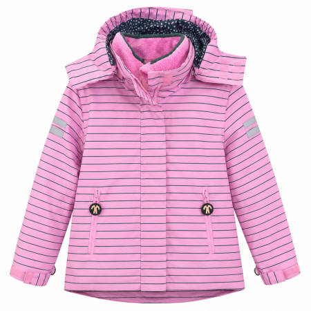 Детско яке DucKsday Detachable Fleece Jacket Em розов Pink/Green
