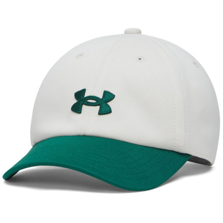 Детска шапка с козирка Under Armour G Blitzing Low Adj Summit White