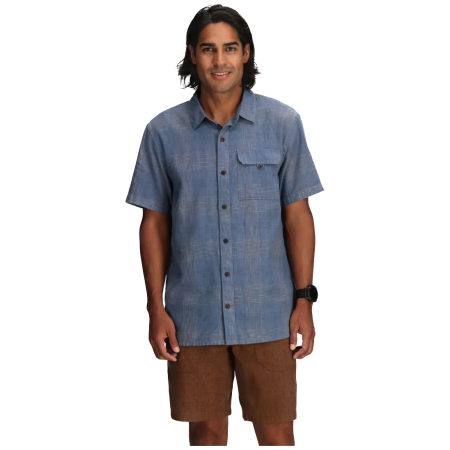 Мъжка риза Roayal Robins Hempline Spaced S/S