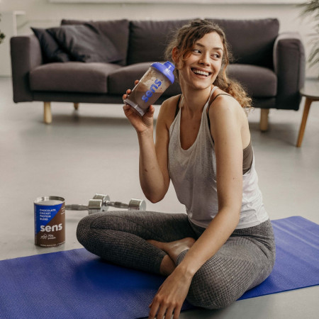Протеинова напитка Sens Протеинова смес за шейк шоколад 455 г