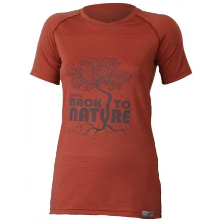 Дамска функционална блуза Lasting Back тухлен