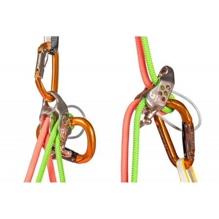 Осигурител при катерене Grivel Master Pro Belayer сребърен