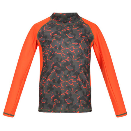 Детски бански Regatta Hoku сив/оранжев