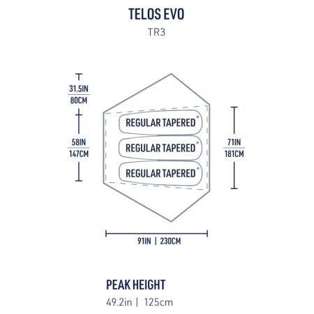 Палатка Sea to Summit Telos Evo Tent TR3