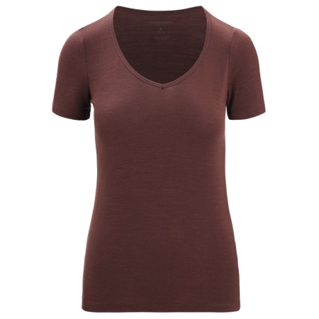 Дамска функционална блуза Icebreaker Women Siren SS Sweetheart кафяв