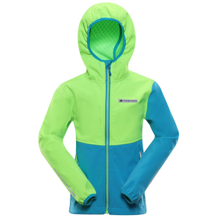 Детско яке Alpine Pro Grolo син/зелен
