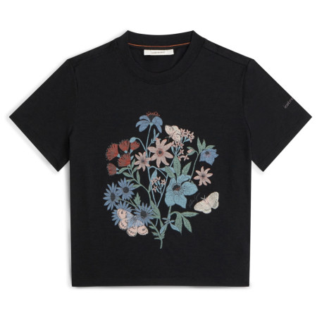 Дамска тениска Icebreaker Merino 150 Tech Lite SS Crop Tee NZ Flora