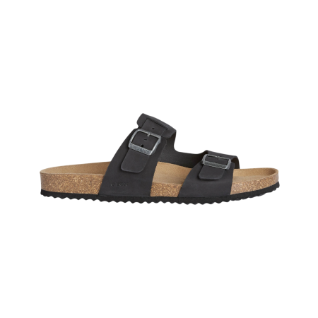 Мъжки чехли Geox U Sandal Ghita черен BLACK
