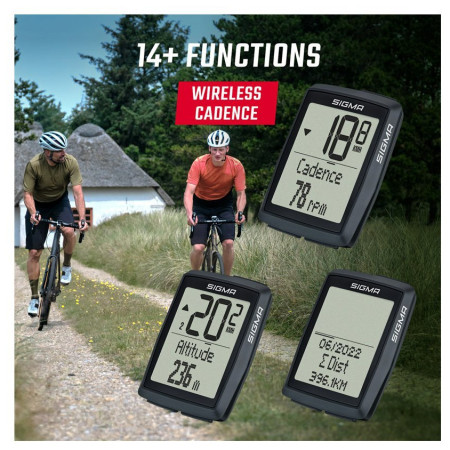 Велосипеден компютър Sigma BC 14.0 WL STS/CAD