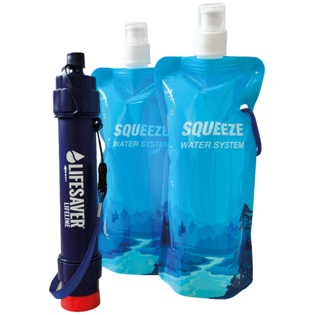 Сгъваема бутилка Lifesaver Squeeze Pouch x2
