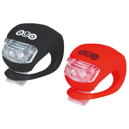 Светлини за велосипед Just One Alien 3.0 SET черен/червен