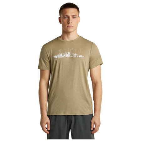 Мъжка тениска Icebreaker Men Merino 150 Tech Lite SS Tee The Peaks