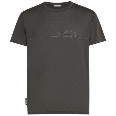 Функционална мъжка тениска Icebreaker Merino Blend Core SS Tee Single Line Camp