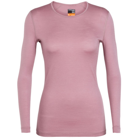 Дамска тениска Icebreaker Women's 200 Oasis Long Sleeve розов Opal