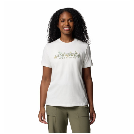 Дамска тениска Columbia Boundless Beauty™ Logo Short sleeve Tee бял / лилав Sea Salt, Outback Critters
