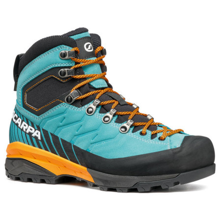 Дамски обувки за трекинг Scarpa Mescalito TRK GTX WMN син/оранжев
