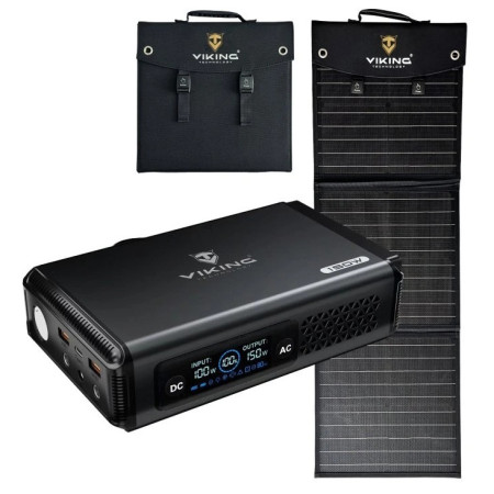 Комплект Viking Technology Портативен генератор Viking VALI150 и соларен панел Viking L60 PD