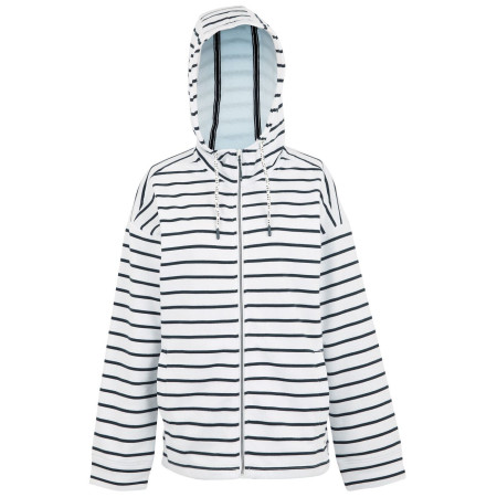 Дамски суитшърт Regatta Bayletta Hoody II бял / син Wht/NvyStrpe