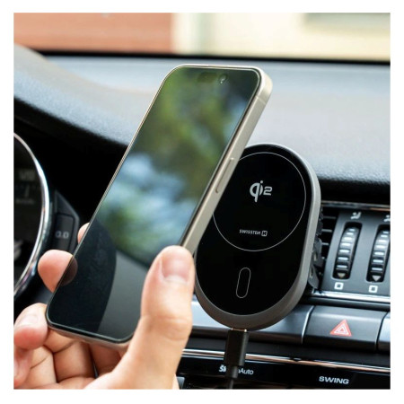 Стойка за автомобил Swissten MagRIDE Qi2