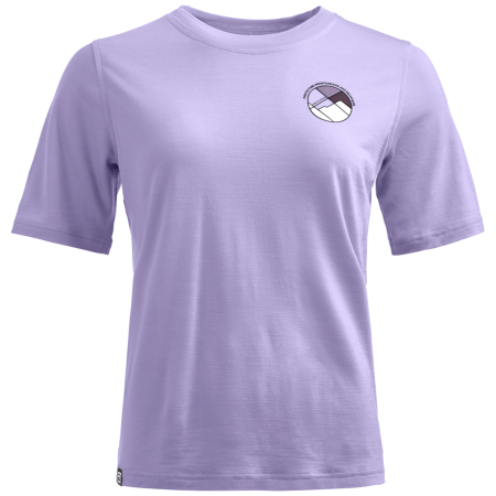 Дамска тениска Ortovox 140 Cool Round Landscape T-shirt лилав Lush Lavender