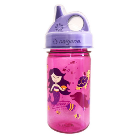 Детска бутилка Nalgene Grip-n-Gulp 350 ml Sustain розов