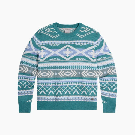 Дамски пуловер Royal Robbins W Westlands Pullover синьо/бял Mineral Htr Acacia Pt
