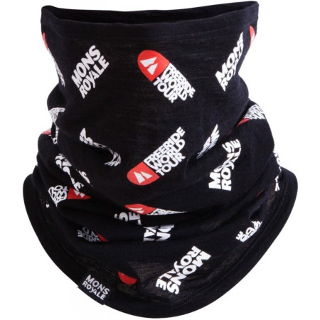 Шал яка Mons Royale Daily Dose Neckwarmer FWT черен Black