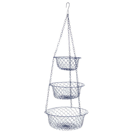 Органайзер Bo-Camp Hanging baskets 3-level син metal blue