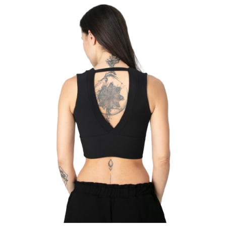 Дамска тениска без ръкав Drexiss Feel Yoga Black