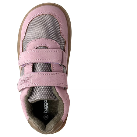 Dětské celoroční barefoot boty Bugga Safi Pink