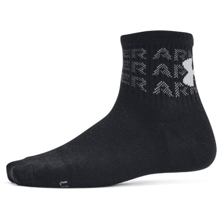 Детски чорапи Under Armour Yth UA Essential 6Pk Qtr Black