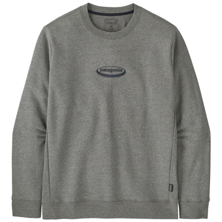 Мъжки суитшърт Patagonia Men's '95 Oval Logo Uprisal Crew Sweatshirt сив Gravel Heather