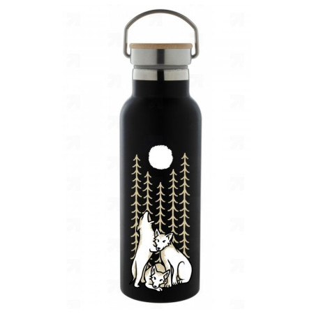 Термос České parky Wolfík черен