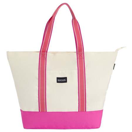 Плажна чанта Regatta Boulder Beach Bag бял / розов Light Vanilla Rose Violet