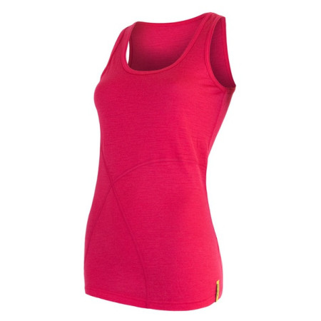 Дамска тениска без ръкав Sensor Merino Wool Active розов Magenta