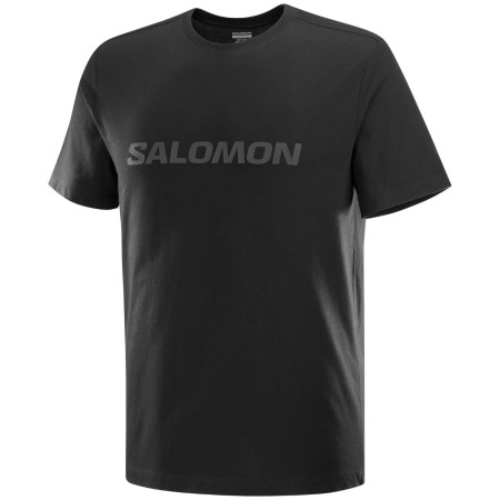 Мъжка тениска Salomon Logo SS TEE M черен Deep Black