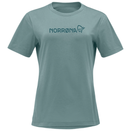 Дамска тениска Norrona 29 cotton Norrøna viking T-shirt светло син
