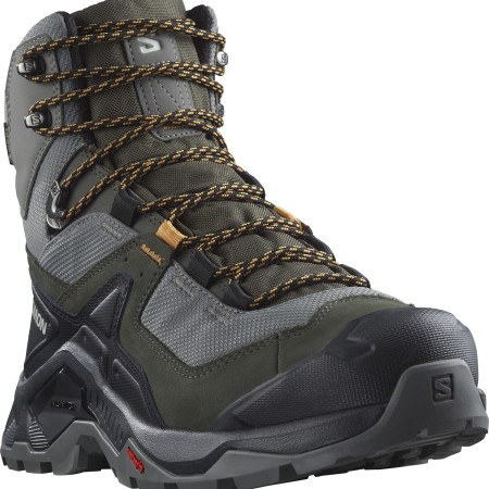 Мъжки туристически обувки Salomon Quest Element Gore-Tex сив/зелен