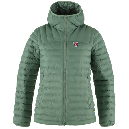 Дамско зимно яке Fjällräven Expedition Lätt Hoodie светло зелен