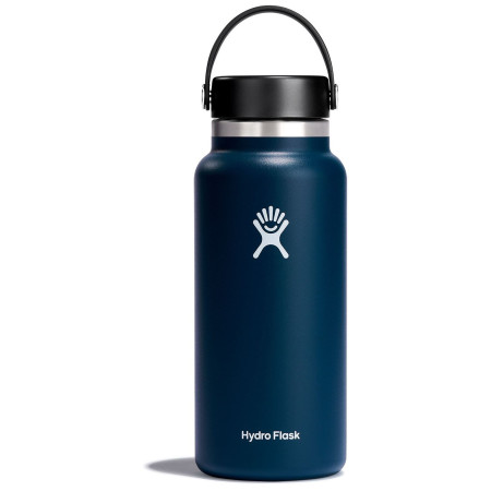 Термо бутилка Hydro Flask Wide Mouth 32 oz синьо/бял indigo