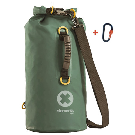 Водоустойчива торба Elements Gear Expedition 2.0 - 20L (1 popruh) зелен