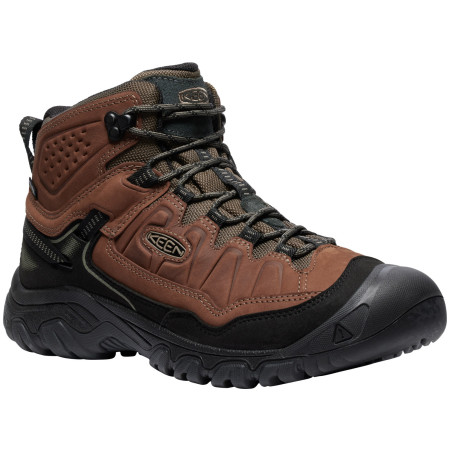 Мъжки обувки Keen Targhee IV Mid WP M кафяв/черен bison/black