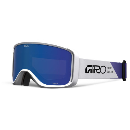 Ски очила Giro Sagen White Angles-Grey Cobalt/Yellow