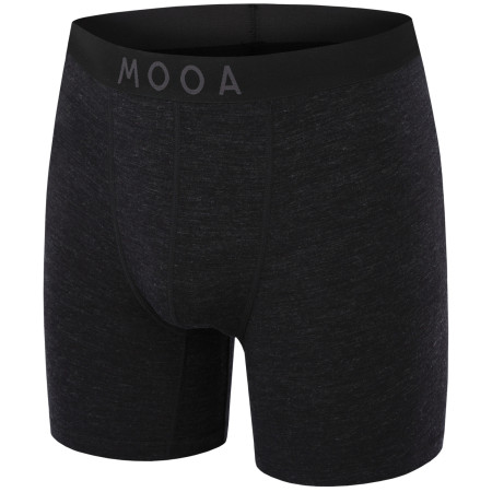 Мъжки боксерки MOOA MerinoSilk 6in черен black melange