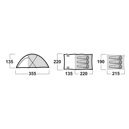 Палатка Husky Felen 3-4
