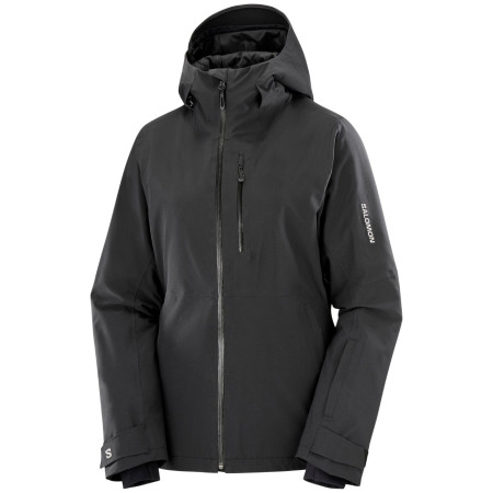 Дамско яке Salomon Highland Jacket W черен DEEP BLACK