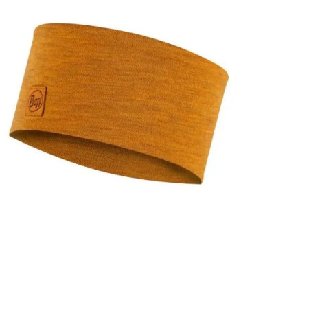 Лента за глава Buff Merino Wide Headband оранжев