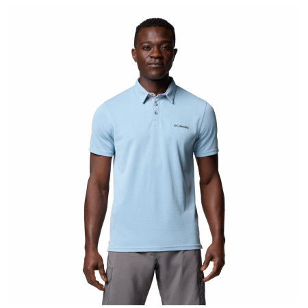 Мъжка тениска Columbia Nelson Point Polo син/сив Ripple Blue